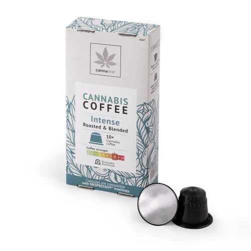Cannaline Cannabis Kaffee Kapseln Intense 10 Stk.