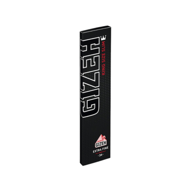 Gizeh Black King Size Slim Extra Fine 34 Blatt