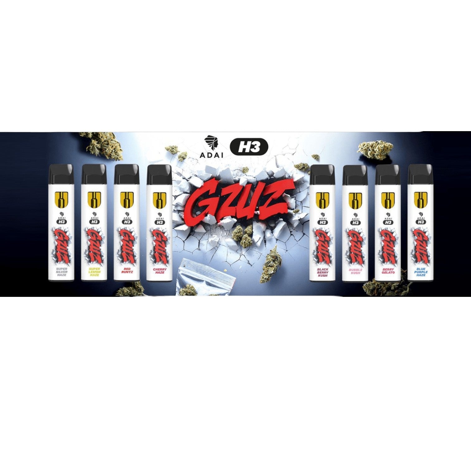 elfbar elfa kaufen GZUZ Cannabis Vapes – H3, H2 & CBD Vapes