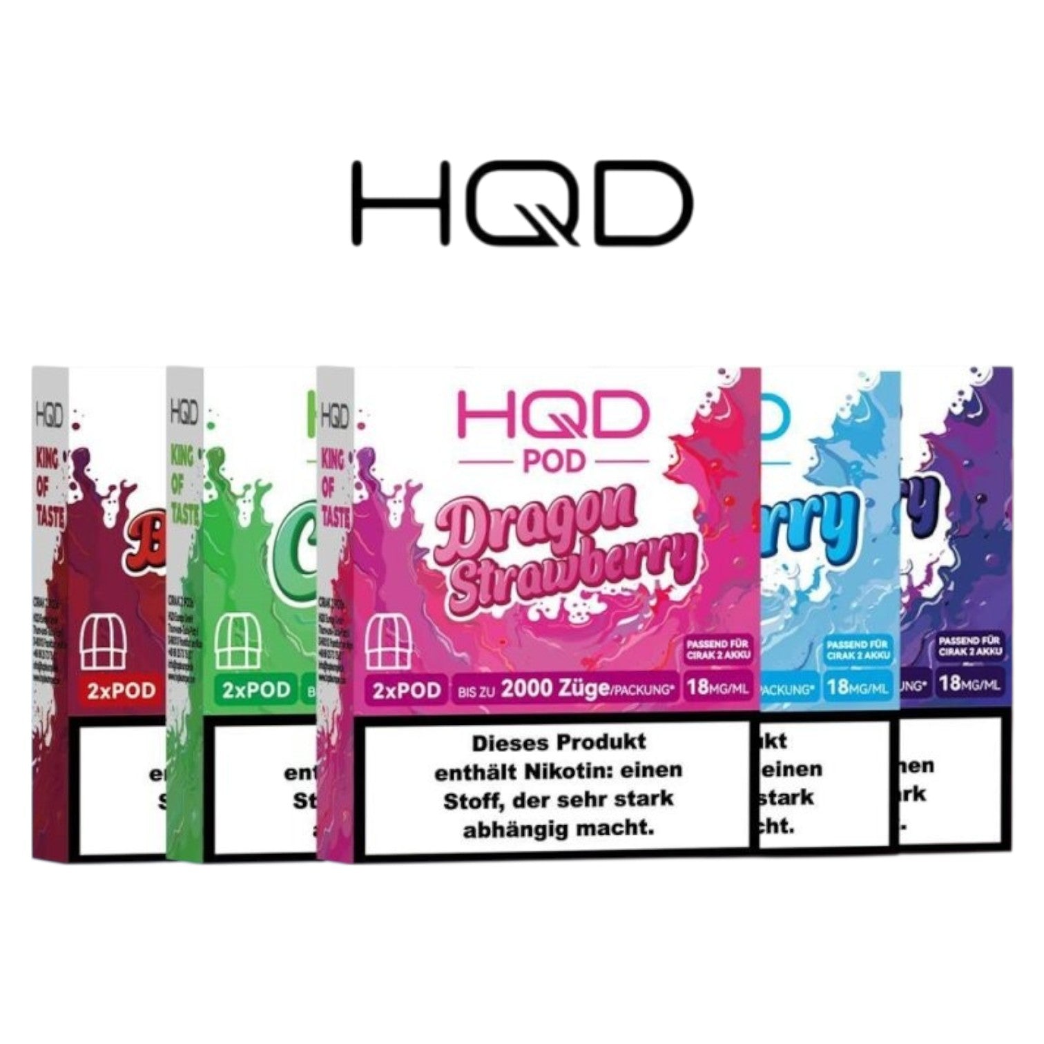HQD 2X Pod 2000 Zge