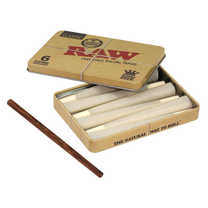 Raw Cone Tin Holder Metal