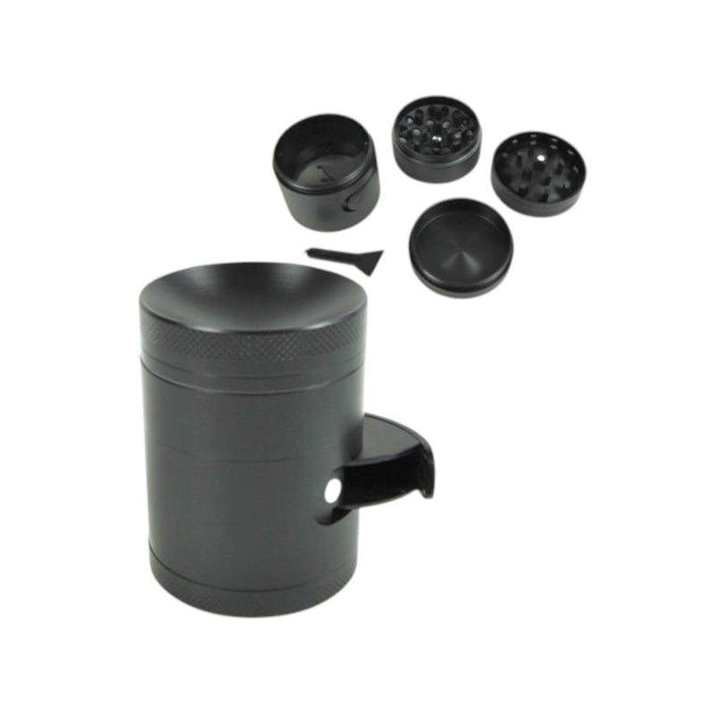 Grinder Schwarz- Matt mit Portionierer
