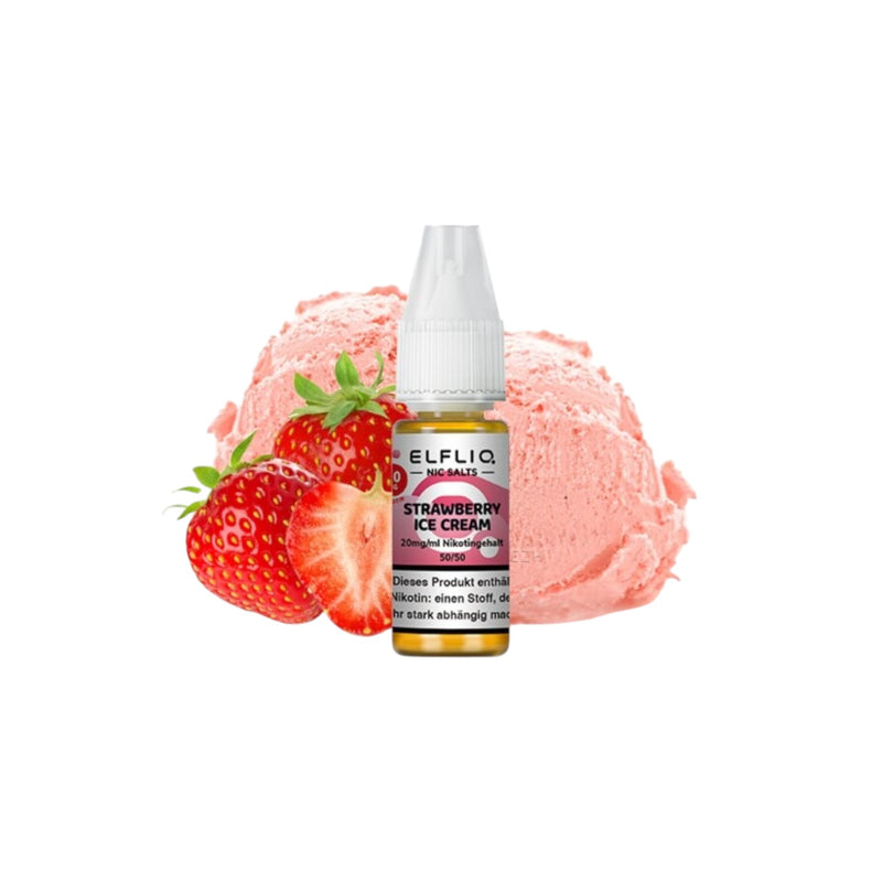 Elfliq von Elfbar Liquid Strawberry Ice Cream 10 MG