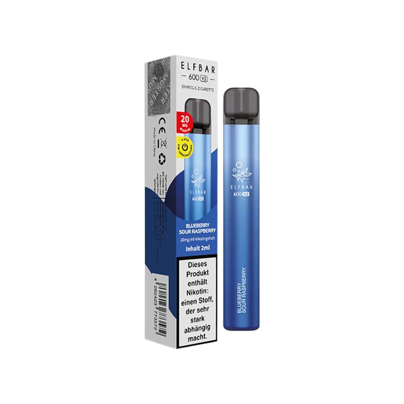 Elfbar 600 V2 Einweg Vape Blueberry Sour Raspberry