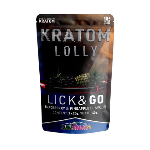Cannashock Kratom Lolly Blackberry & Pineapple