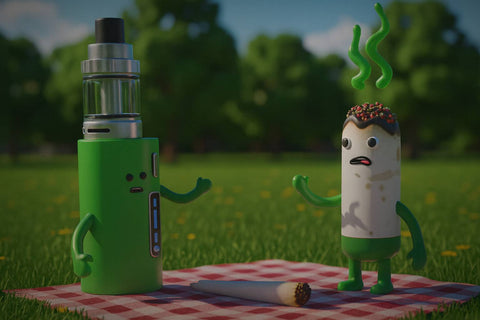 Unterschiede zwischen Cannabis-Vaporizern und Joints