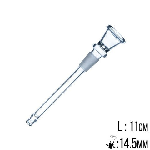 GDH Glaschillum Defuser Trichter Klein 14.5 Schliff 11cm