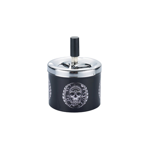 Champ Push Ashtray Black