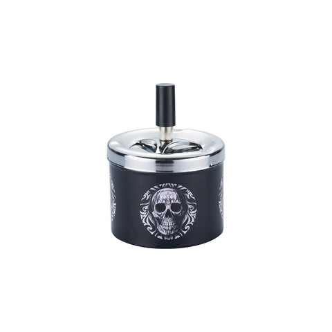 Champ Push Ashtray Black