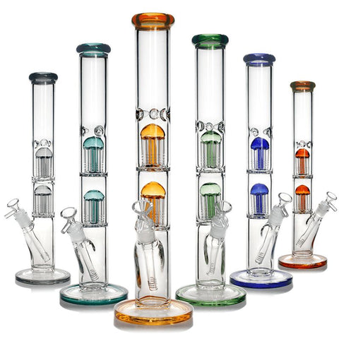 GDH Doubletree 16 Arm Bong mit langem Rohr