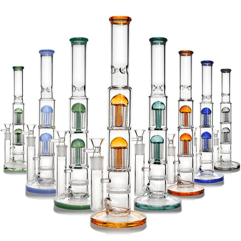 GDH Doppel Baum 16 Arm gerader Bong