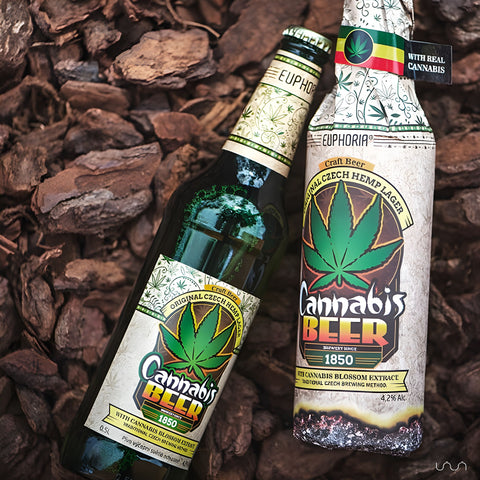 Euphoria Cannabis Bier Flasche