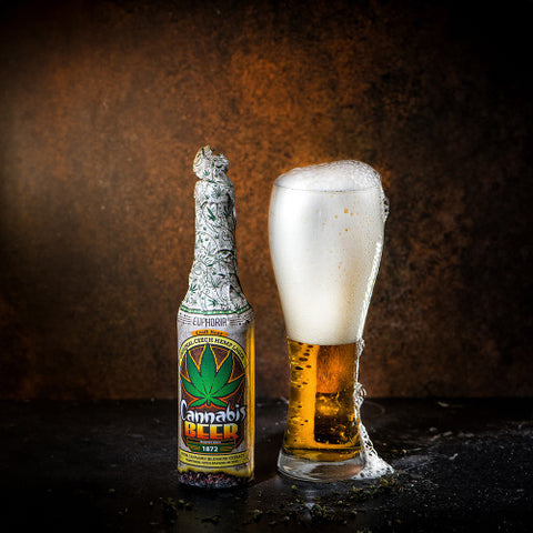 Euphoria Cannabis Bier Flasche