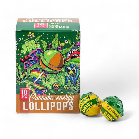 Euphoria Cannabis Lollipops 10 Stk. Packung