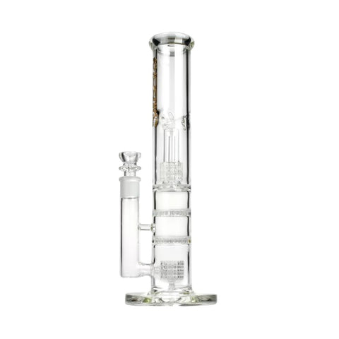 GDH Quad Honeycomb Percolator Bong Glass Bong 35cm