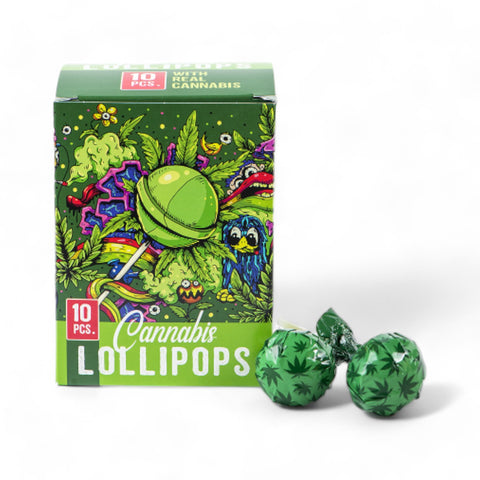 Euphoria Cannabis Lollipops 10 Stk. Packung