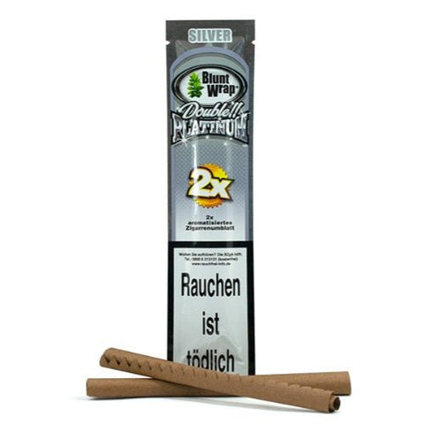 BluntWrap Blättchen Platinum Double Tubes