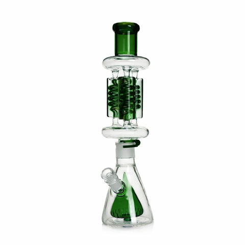GDH Triple Freezable Coil Beaker Bong