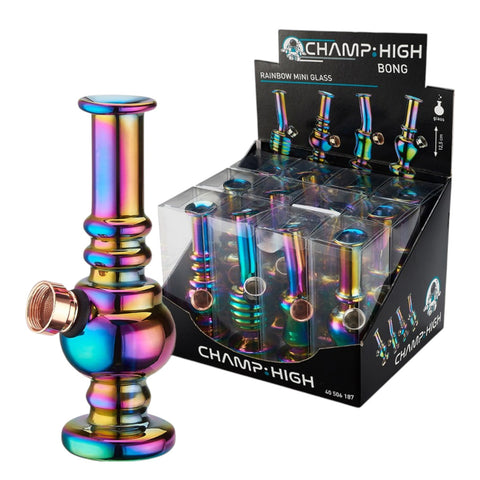 Champ High Bong Rainbow Mini Glass