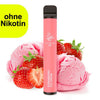 Elfbar 600 Einweg Vape (Nikotinfrei) Strawberry Ice Cream