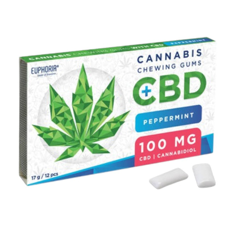 Euphoria CBD Cannabis Kaugummi (17g) Euphoria CBD Cannabis Kaugummi (17g)
