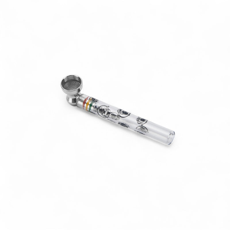 GDH Cosmos & Leaf Glass Pipe 9 CM - Image 2