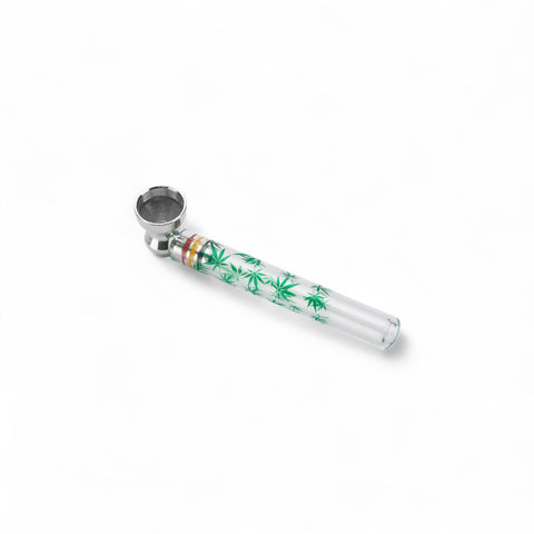 GDH Cosmos & Leaf Glass Pipe 9 CM