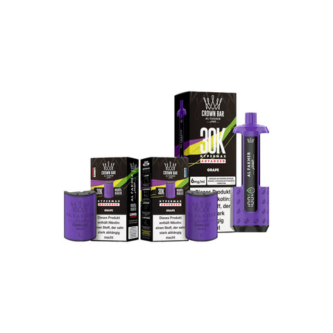 Al Fakher 30K Hypermax Vape 6ml + Pod 2×10ml
