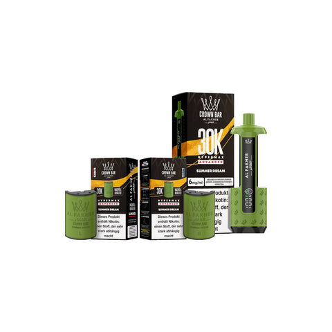 Al Fakher 30K Hypermax Vape 6ml + Pod 2×10ml