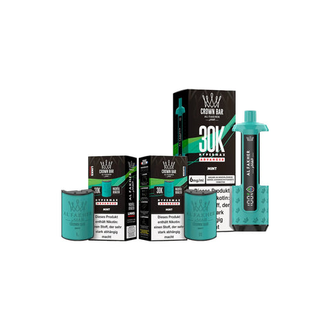 Al Fakher 30K Hypermax Vape 6ml + Pod 2×10ml