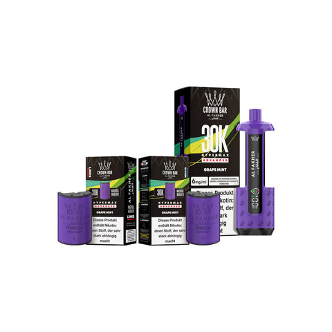 Al Fakher 30K Hypermax Vape 6ml + Pod 2×10ml