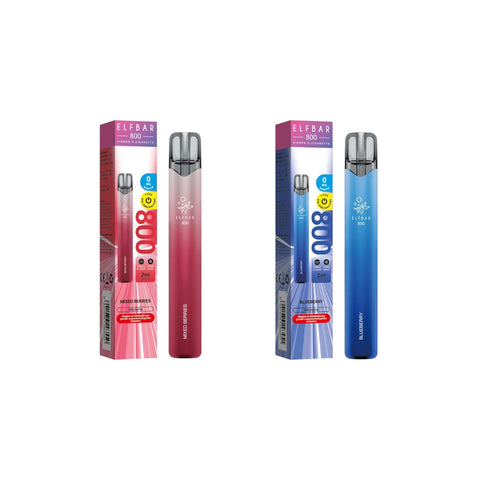Elfbar 800 Einweg E-Zigarette 0mg Nikotin