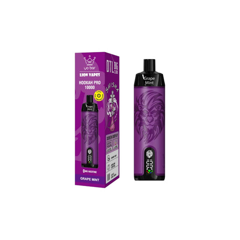 Lion Vapes Hookah Pro 10000 Nikotinfreie