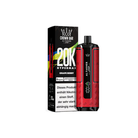 Al Fakher 20K Hypermax Vape 2ml + Pod 2×10ml