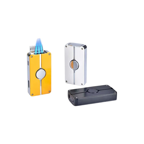 GDH Luxus Zigarre Leichter 3 jet Turbo Fackel