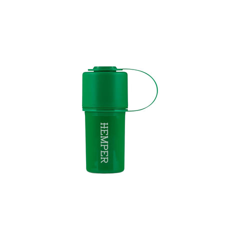 Hemper Keeper 3-in-1 Kräuter mühle + Aufbewahrungssystem mit Geruschsdichter Aufbewahrung