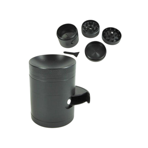 Grinder Schwarz- Matt mit Portionierer