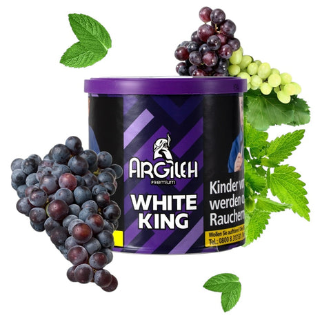 Argileh Shisha Tabak 200 g - White King