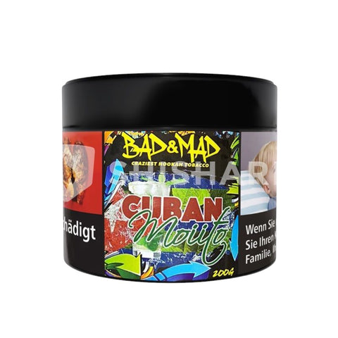 Bad & Mad Shisha Tabak 200g - CUBAN MOIITO