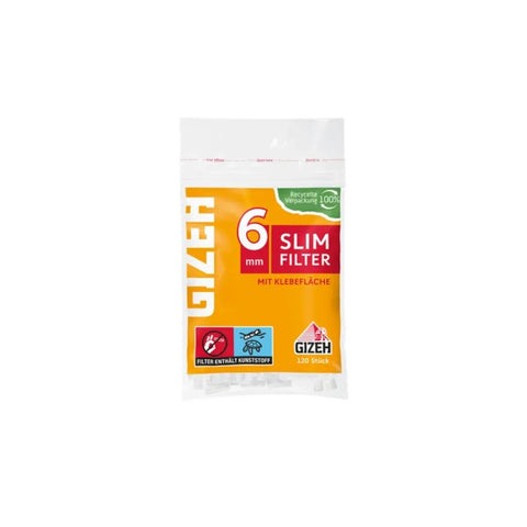 Gizeh Slim Filter 6mm 120 Stk.