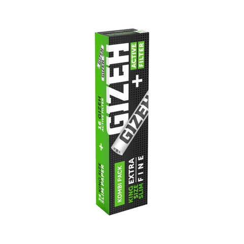 Gizeh Black  King Size Slim + Active Filter