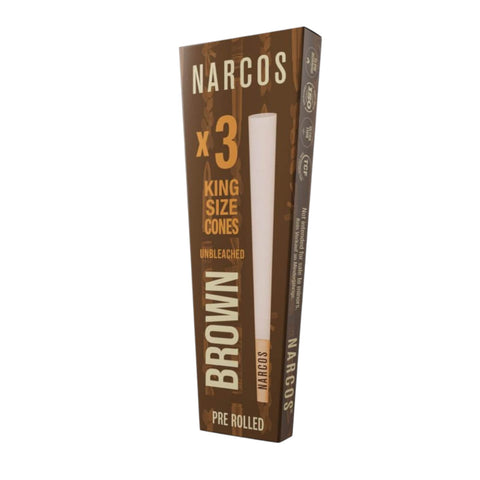 Narcos King size Cones Brown 109 mm