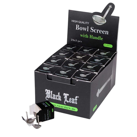 Black Leaf Bowl Screen