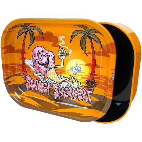 Best Buds Rolling Tray mit Aufbewahrung