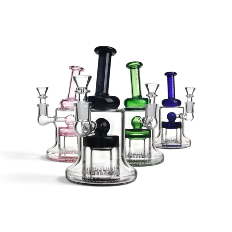 Phoenix Star Bubbler Bong with Double Showerhead Percs 7 Inches