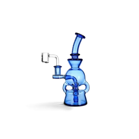 GDH 7" 4-Arm Recycler Dab Rig with Dual chamber