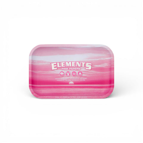 Elements Pink Medium Metal Rolling Tray