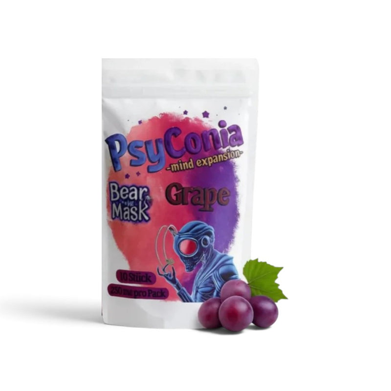 PsyConia Bear Trip Mask Gel-Würfel - Grape | HPC 250mg