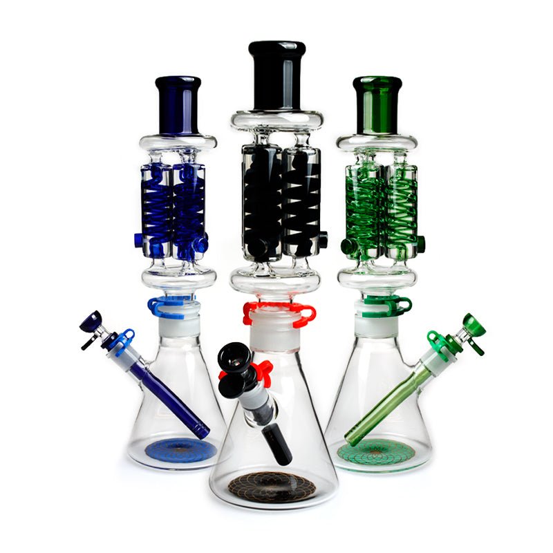 GDH Triple Freezable Coil Beaker Bong