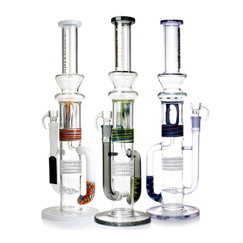 GDH American Style Honeycomb Recycler Streight Bong